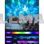 Проектор звездного неба Galaxy Projector Light KX-668RF с пультом дистанционного управления 20 режимов